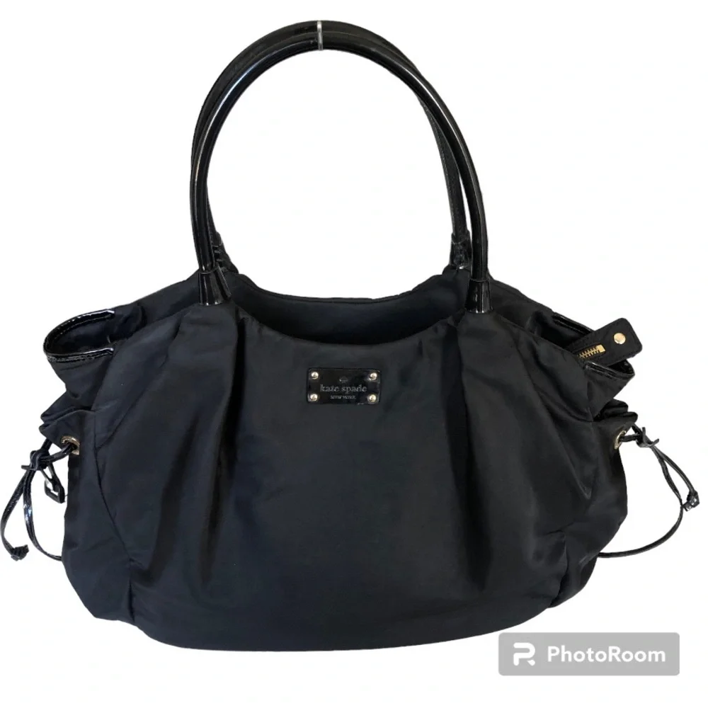 Kate Spade Stevie Nylon Navy Shoulder Baby Bag